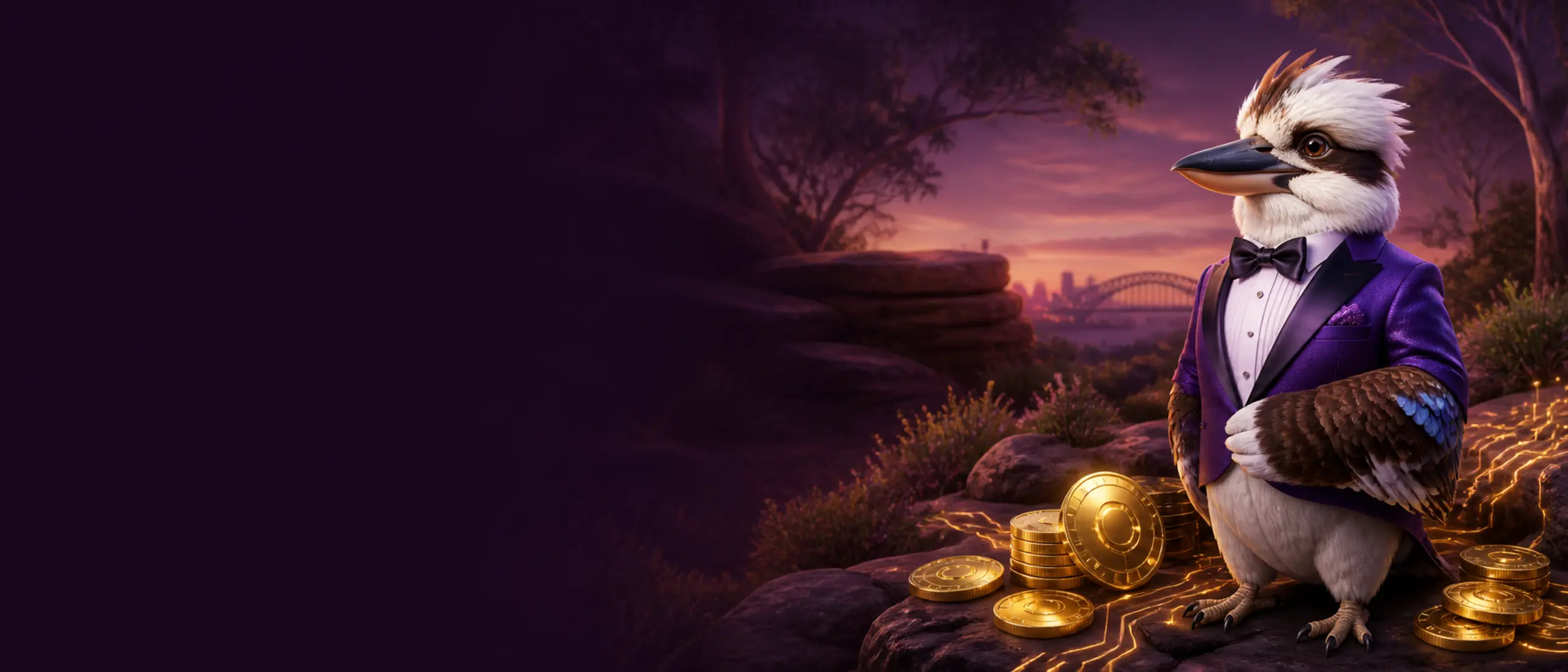 Kookaburra presenting the crypto deposit bonus