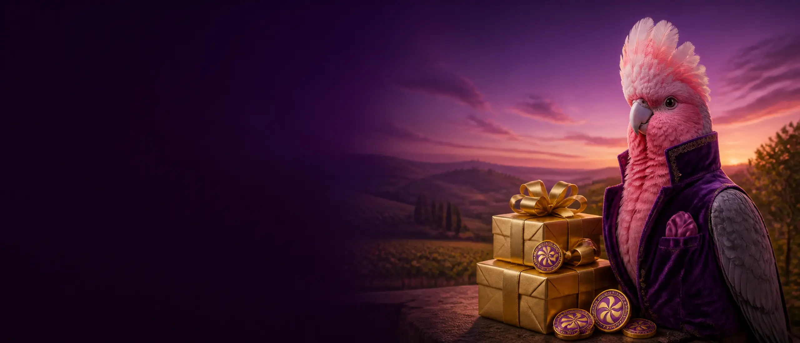 Galah presenting the second deposit bonus