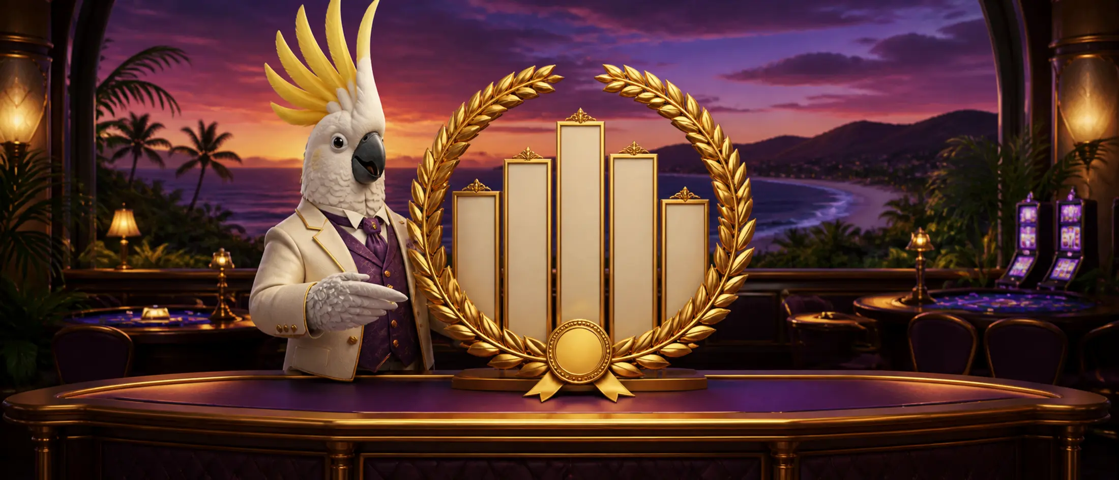 Cockatoo presenting the editorial rating